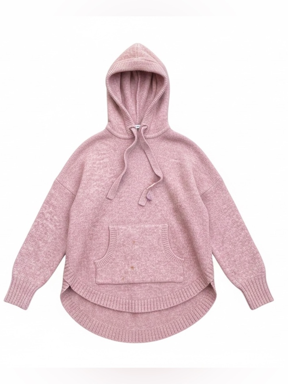 Madewell Wilmington Hoodie Sweater Mauve Pink Alpaca Wool Blend Size S